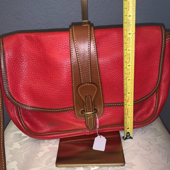 Vintage Dooney & Bourke Red All Weather | Mercari Vintage Leather Dooney & Bourke Crossbody Bag - Red